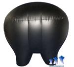 Inflatable Super Extra Large Unisex Panty/Brief Form - Black